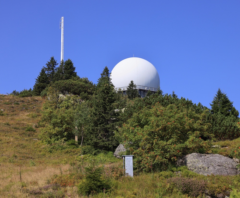 Jedna kopule observatoře
